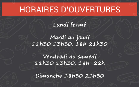 Horaires Pizzeria orchies nord